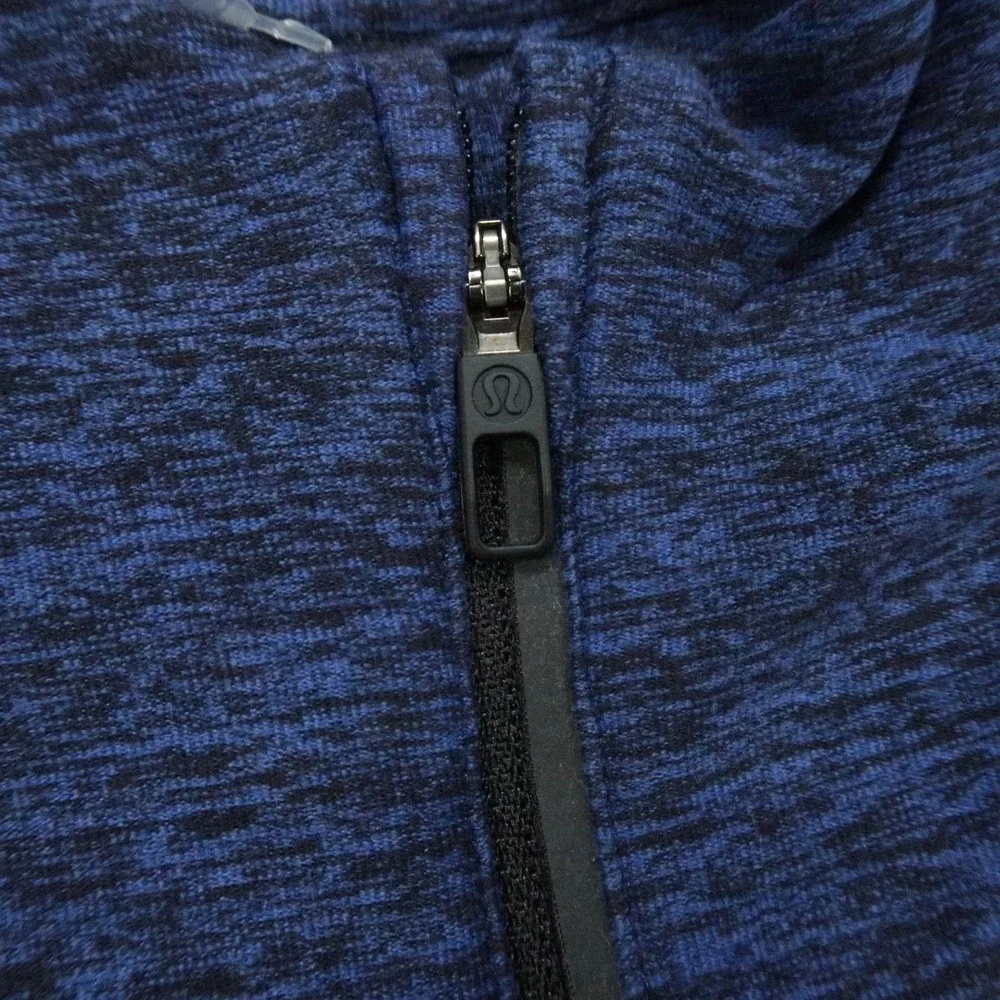 Lululemon Pullover Mens Large Blue Surge Warm Half Zip Athletic Heather